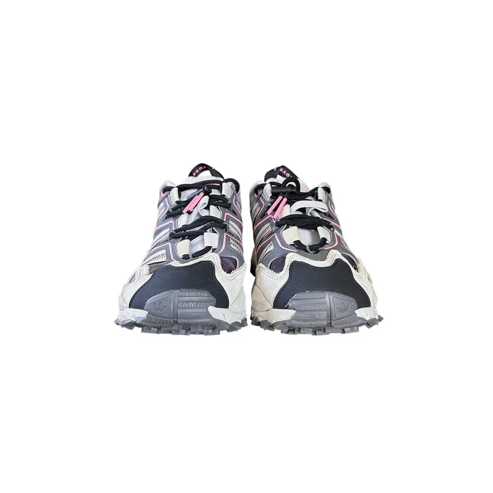 Adidas Hyperturf Adventure Womens Grey Black Pink Trail Running‎ Shoes Sneakers